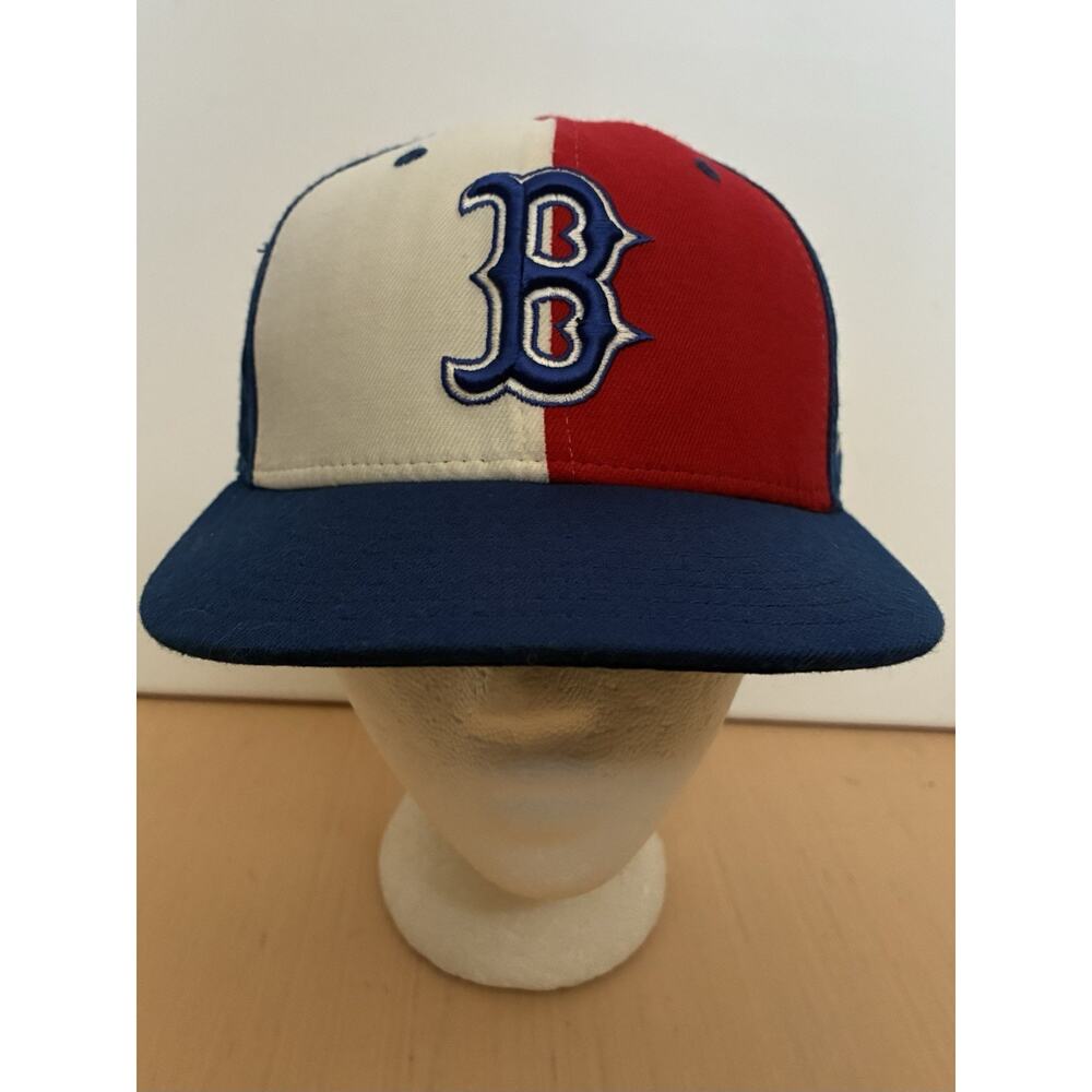 New Era 5950 Boston Red Sox Size 1 1/8 MLB 100% Wool Baseball Hat Cap Made USA - Picture 2 of 15